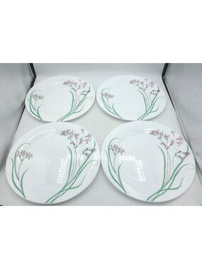 MTW5 by Martha Stewart 10-5/8 Inch Dinner Plates Set of 4 Pacific Wildflower